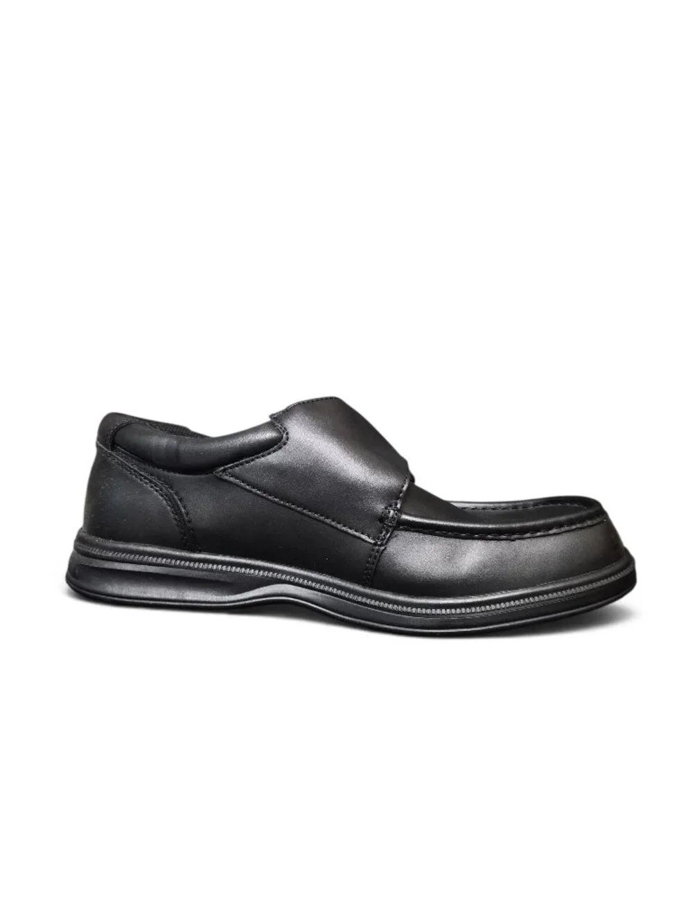 Earth Spirit Layton Leather Shoes Men's Size 13W Adjustable Strap Closure Black